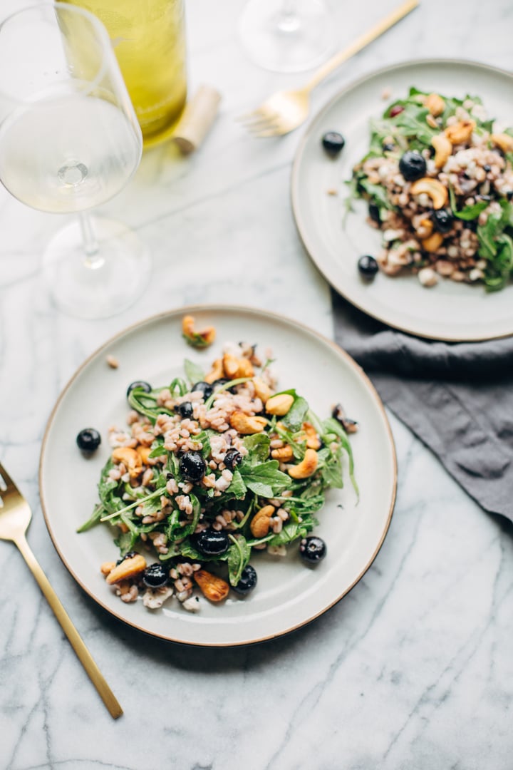 Blueberry & Cashew Farro Salad